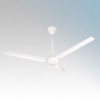 Vent-Axia HL120 Hi-Line Plus White 3-Blade Ceiling Sweep Fan With 360mm + 610mm Drop Rods 48 Inch / 1200mm 240V