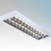 MLA Accessories SURF258HF Knightsbridge White High Frequency Surface Linear Fluorescent Luminaire With CAT 2 Louvre Without L...