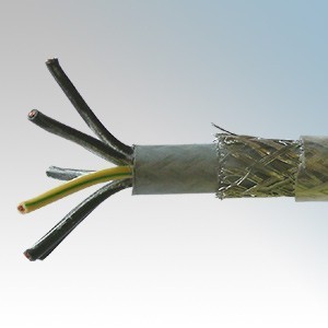 SY0.75-5C Type SY 5 Core Flexible Multicore Control Cable With Numbered Cores 0.75mm  (priced per metre)
