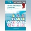 Kewtech TC1 Electrical Installation Test Certificate Pad ( Must Include TC5 or TC6 )