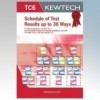 Kewtech TC6 Inspection & Test Schedule Pad For Distribution Boards Up To 3 x 12 Ways ( Must Include TC1 or TC3 )