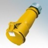 Mennekes 509 AM-TOP Yellow Industrial Connector With Screw Terminals 2P+E IP44 16A 110V