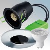 JCC Lighting JCC-LEDKIT/CH/28/IP65 Fireguard Next Generation Mains Voltage LED Fire Rated Downlight Kit With JC010010/NB Downlig