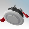 Lumi-Plugin LP110WH4KSPK White Downlight With Cool White LEDs (4000K) & Sprinkler Adapter IP54 8.5W 600 Lumens 240V