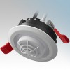 Lumi-Plugin LP110WH3KMBWHA White Downlight With Warm White LEDs (3000K) & Mains Powered 10 year Non-Replaceable Battery RF Heat 