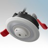 Lumi-Plugin LP110WH4KCOA White Downlight With Cool White LEDs (4000K) & 10 Year Battery CO Alarm IP20 8.5W 600 Lumens 240V