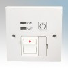 Suretime STFSTWIFI White 7 Day Double Pole WiFi App Controlled Fused Spur Time Switch 230V 13A