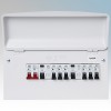 CircPro MK Electric Y7664SMET Sentry Amendment 3 All Metal 12 Way Pre-Populated Twin RCD Flexible Consumer Unit With 2x6A, 1x...