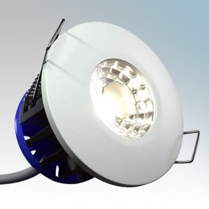 Performance Lighting PL-TIDL-9W-CCT Titan Dimmable Colour Selectable LED Fire Rated Downlight With 3 x Bezels IP65 9W 825/900/830 Lm 240V
