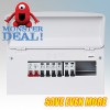 CircPro MK Sentry Y7673SMET Amendment 3 All Metal 12 Way Pre-Populated Consumer Unit With 100A Isolator + 2x6A, 1x16A, 2x32A ...