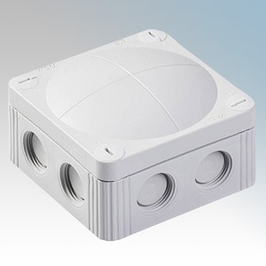 2 x  Wiska Combi Grey IP66 Weatherproof Adaptable Junction Boxes 308/5-60401
