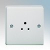 Crabtree 7046 Capital White Moulded 1 Gang Unswitched Shuttered Round Pin Socket 2A