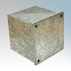 CED AB333G Galvanised Adaptable Box With Knockouts 75mm x 75mm x 75mm