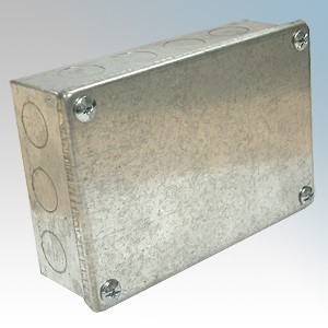 CED AB642G Galvanised Adaptable Box With Knockouts 150mm x 100mm x 50mm