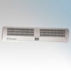 Dimplex AC45N White Warm Air Curtain With Adjustable Air Flow Direction & Integral Controls For Single Doorways 4.5kW