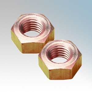 089-188-015 Brass Hexagonal Full Nuts M10 ( Pack Size 100 )