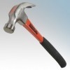 Bahco BAH42820 Curved Claw Hammer With Octagonal Neck, Brightly Polished Head & Fibreglass Handle 20oz