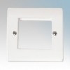 Click CMA311 Mode White Moulded 1 Gang 2 Module New Media Unfurnished Front Plate
