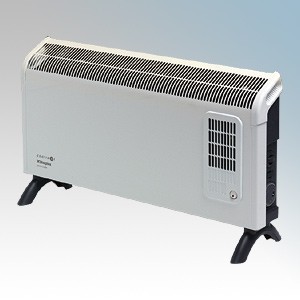 Dimplex DXC30TI Contrast White/Graphite Grey Portable Convector Heater With Thermostat & 24 Hour Timer 3.0kW W:695mm x H:418mm x D:196mm
