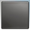 BG Electrical Nexus Black Nickel Screwless Flat Plate 1 Gang Blank Plate