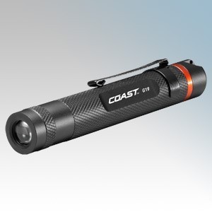 Coast Torches G19 Black LED Penlight Torch With Batteries IPX4 54Lm L:104mm x DiaØ: 16mm