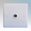 Schneider GET GU2003 Ultimate White Moulded Flex Outlet Frontplate With Front Entry 25A