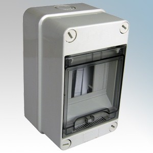 Gewiss 40CD Series Insulated 4 Module Surface Mounting Enclosure IP55 W:105mm x H:170mm x D:98mm