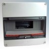 Gewiss 40CD Series Insulated 12 Module Surface Mounting Enclosure With Terminal Block IP55 W:250mm x H:250mm x D:135mm