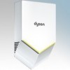 Dyson HU02W Airblade V White Polycarbonate ABS Low Noise Hand Dryer 1kW H:394mm x W:234mm x Proj:100mm
