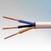 BASEC Approved 2183Y White 3 Core PVC Insulated & Sheathed Flexible Circular Cable 3A 0.5mm 100m Reel