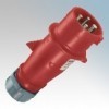 Mennekes 252 AM-TOP Red Industrial Plug With Screw Terminals 3P+E IP44 16A 400V