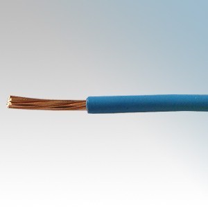 6491X10BLU100 BASEC Approved 6491X Blue Single Core Insulated Conduit Wiring Cable 10mm 100m Reel
