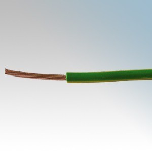 6491X4.0G/Y100 BASEC Approved 6491X Green/Yellow Single Core Insulated Conduit Wiring Cable 4.0mm 100m Reel