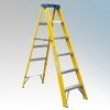 Greenbrook LAD5 Insulated Fibreglass 4 Tread Step Ladder With Multifunctional - Top Height 5ft : 1.44m - Weight 7.5kg