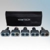 Kewtech LIGHTMATEKIT Lighting Point Testers With BC, ES, SBC, SES, GU Cap Testers In Case