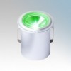 Collingwood Lighting LED LYTE IP Silver Plug-and-Play IP Rated Mini LED Downlight With Green LED IP65 1W 350mA