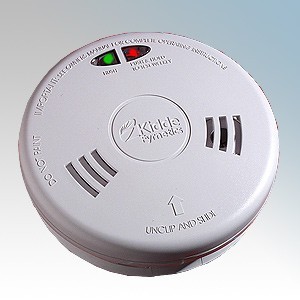Kidde 2SFWR Mains Optical Fire Smoke Alarm Detector Rechargeable Battery Back Up 