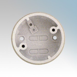 Ashley MB2 White Round Surface Box For Klik PCR2000 Plug-In Ceiling Rose Dia Ø: 84mm x D: 30mm