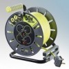 BG Electrical OLU50134SL Pro-XT 4 Gang Open Cable Reel With 50m Cable, Integrated Power Switch & Easy Wind Handle 13A 240V
