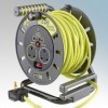 BG Electrical OMU25132USL Pro-XT 2 Gang Open Cable Reel With 25m Cable, 2 x USB Sockets, Integrated Power Switch & Easy Wind ...