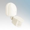 Eterna PIR180W White ABS Standalone External Security 180° PIR Detector With Bracket For Corner Mounting IP44
