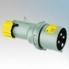 Lewden PM32/1000FPB Multimax Yellow Industrial Plug 2P+E 32A 110V
