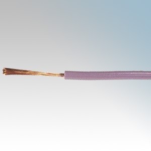 PW010.75PUR Purple Single Core Tri-Rated Switchgear Wiring Cable 0.75mm 100m Reel