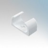 Mita PXC20W White Oval Conduit Spring Clip 20mm