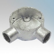 Angle Boxes (2 Way) For Round Steel Conduit