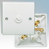 Crabtree Capital White Moulded Flex Outlet Frontplates